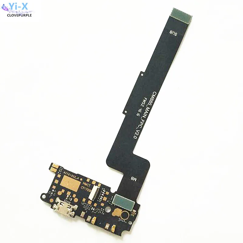 5Sets/Veľa USB Nabíjanie Rada Nabíjací Port Flex Kábel + základná Doska základná Doska Konektor Flex kábel pre Xiao Redmi Poznámka 4