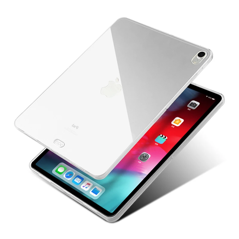 AJIUYU puzdro Pre iPad Pro 11 2018 Ochranné TPU Mäkký Kryt Plášťa Pre 2018 iPad Pro 11 Pro11 palcový A1980 Model Tabletu Späť prípade