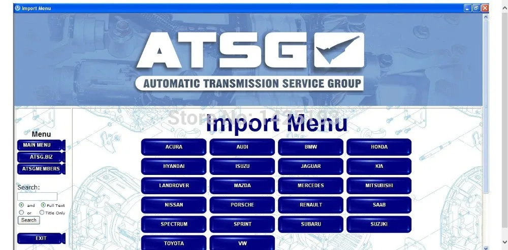 ATSG Automatická Prevodovka Služby Skupiny 2017