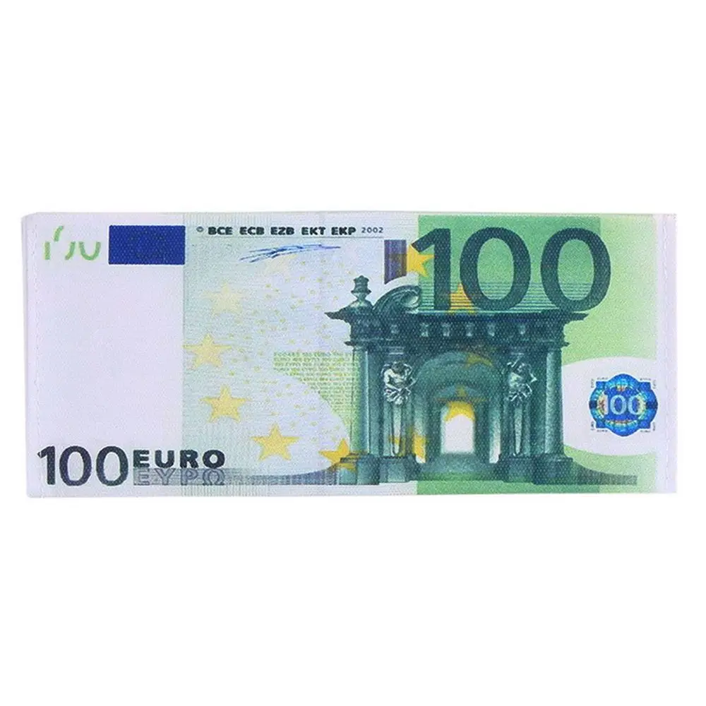 Elegantné Unisex Pánske Dámske Mena Poznámky Vzor Libra Dolár Euro Kabelku malé peniaze taška Náprsné vrecko
