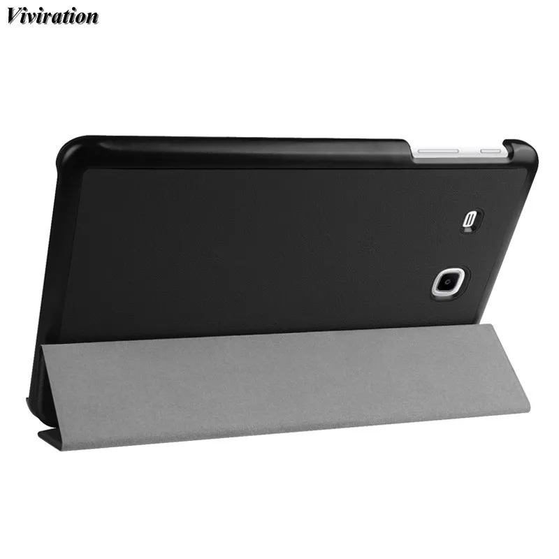 Flip Stojan, Kryt Pre Samsung Galaxy Tab E 9.6 SM T560 T561 Litchi Vzor PU Kožené puzdro Vysokej Kvality Podnikateľského Ochranný plášť