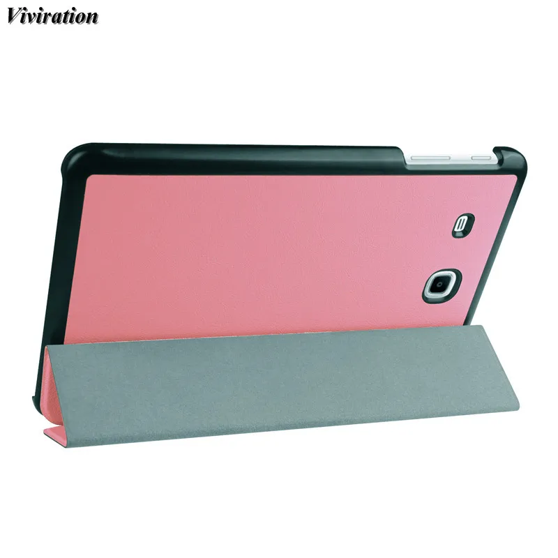 Flip Stojan, Kryt Pre Samsung Galaxy Tab E 9.6 SM T560 T561 Litchi Vzor PU Kožené puzdro Vysokej Kvality Podnikateľského Ochranný plášť