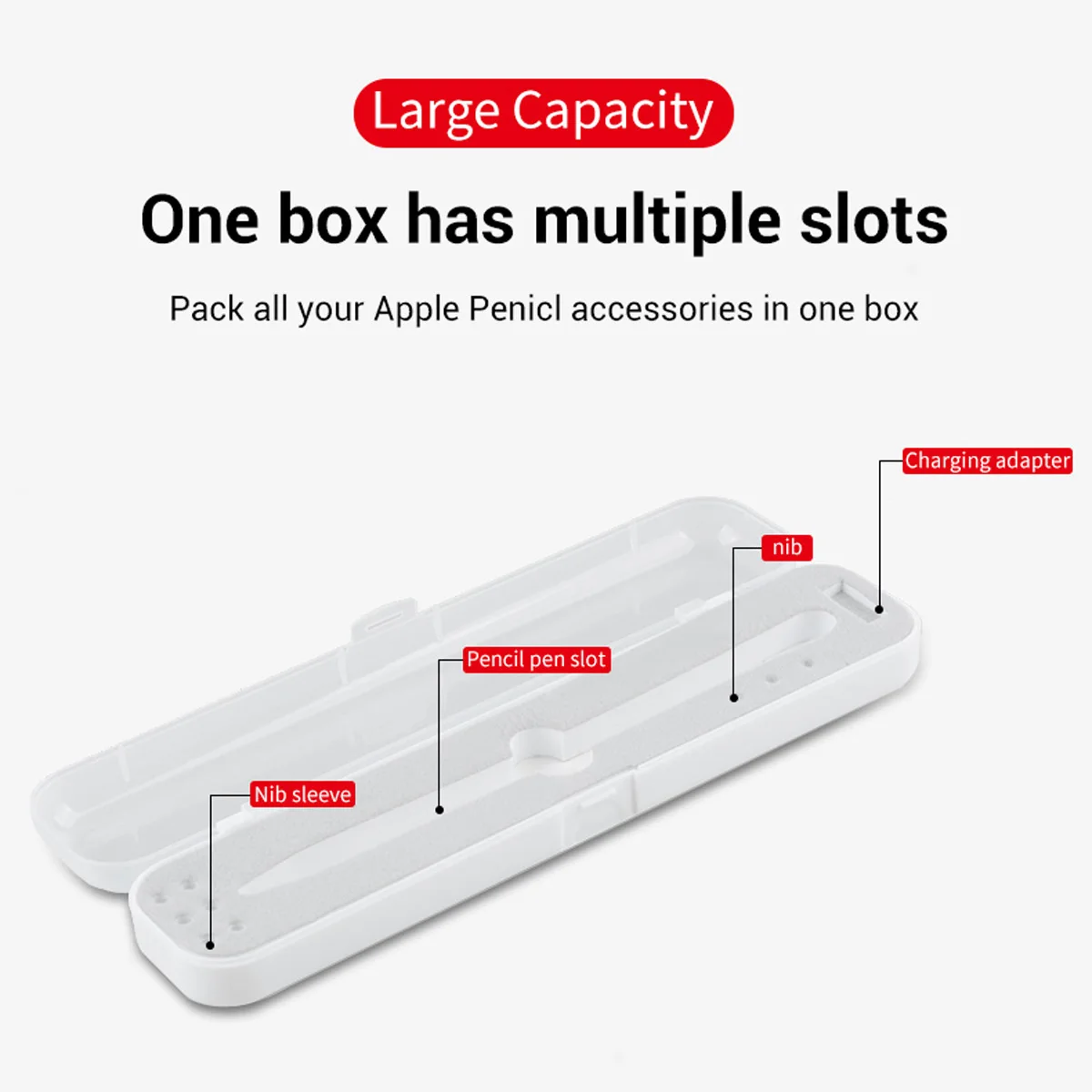 Multifunkčný Držiak Ceruzky puzdro pre Apple Prenosný Pevný Kryt Prípade AirPods Apple Ceruzka Skladovanie Príslušenstvo