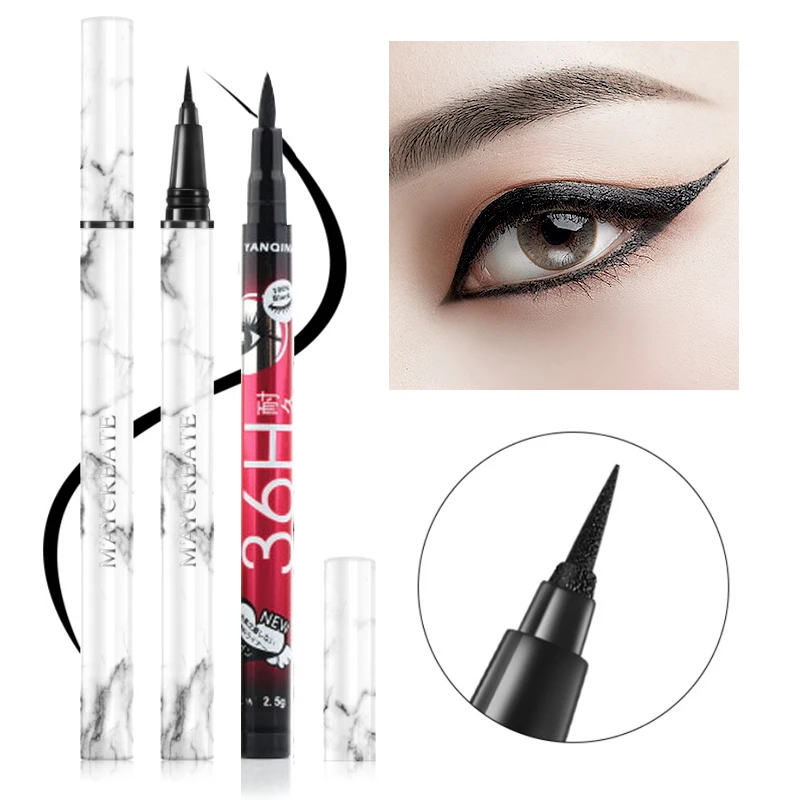 Očný Make-Up Kontúrovacia Ceruzka, Pero, Čierna Dlhotrvajúci Eye Liner Ceruzka Nepremokavé Očné Linky, Kozmetické Nástroje Krásy Make-Up Očí Ceruzka