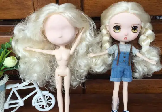 Prispôsobenie bábiku ,DIY bábika nahé bábika 20171220 ako blyth hlavu nemusia zahŕňať oblečenie