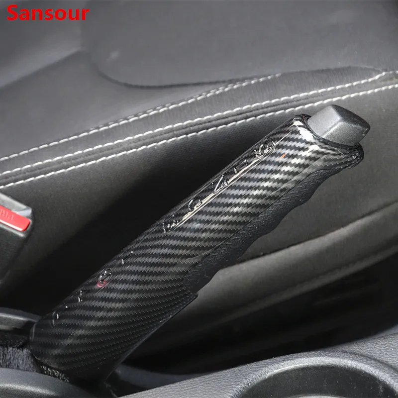 Sansour Najnovšie Vzory ABS Interiéru Vozidla ručnú Brzdu Dekorácie Kryt Nálepiek, Súpravy pre Jeep Wrangler JK 2012 Do Auta Styling