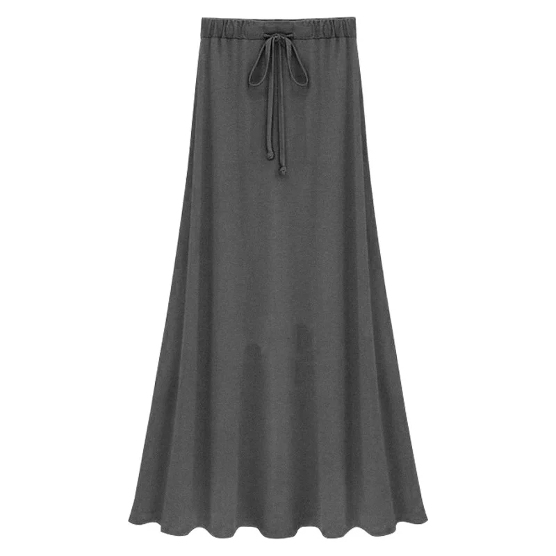 Split sukne dámske letné dlhé sukne nové modálne pás sukne Slim sukne, sukne