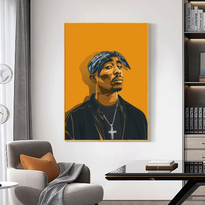 Tupac Plátno Umenie Plagáty a Vytlačí Portrét 2PAC Plátne, Obrazy na Stenu, Umenie Tupac Plátno Obrázky Domova Cuadros