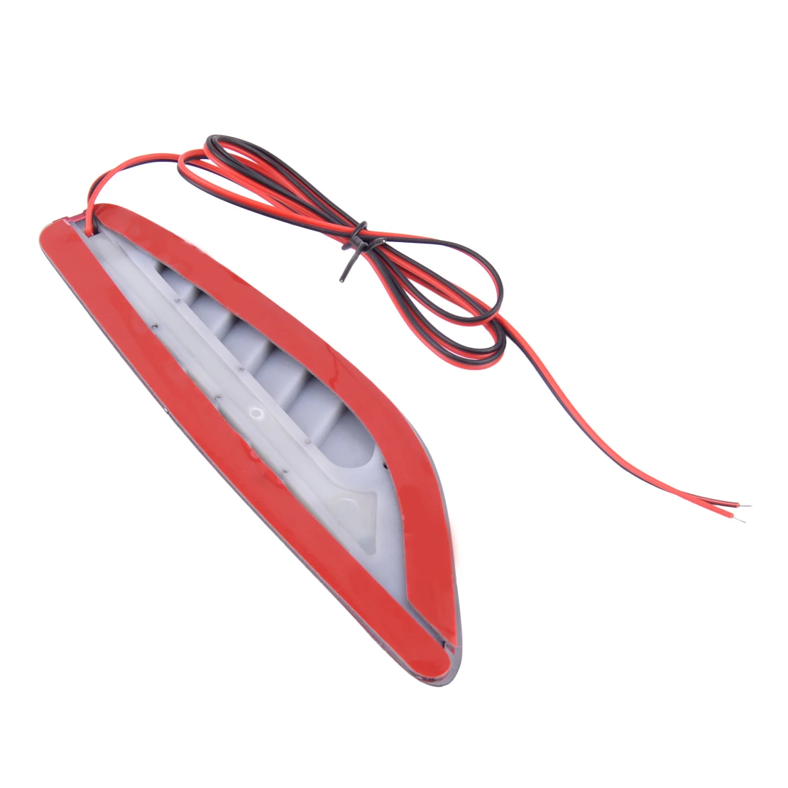 Univerzálne Červené Auto Riadenia Blatník LED Bočné Obrysové Svetlo Zase Signál Lampy Shark Čepeľ