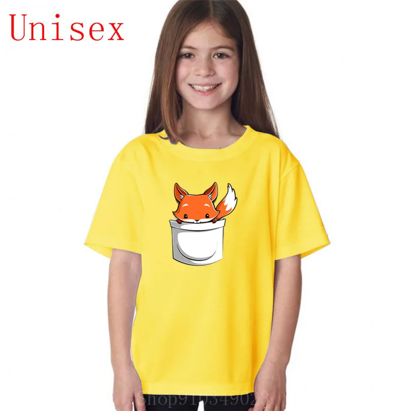 Vrecko Fox detské oblečenie pre deti, oblečenie pre chlapcov, oblečenie košele pre dospievajúce dievčatá pekné pohode farebné módne