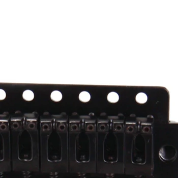 1 Sada Elektrickú Gitaru Nastaviť Čierny Most Nastaviť Jeden Shake Tremolo System String Most Ploché String Kód Tremolo