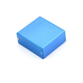 1pc Elektronické Projektu Krytu Prípade, Modrá Hliníka PCB Nástroj Box 50*58*24MM
