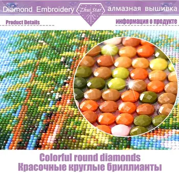2018 nové Vzory Kamienkami Farebné kvety 5d Diy Diamond Maľovanie Diamond Výšivky plný mozaikové Obrázky vyšívanie