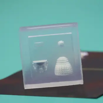 2021 Nové 3D Čiapky Ospalý Bábika Silikónové Formy Mini Živice Rezbárstvo Plesní Nechtov Umenie Nástroje