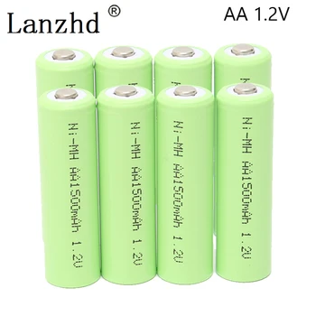 8Pcs AA Batérie 1.2 V Nabíjateľné Batérie AA Ni-MH Vopred nabité Nabíjateľné Batérie 2A Baterias pre Fotoaparát hračka na Diaľkové ovládanie