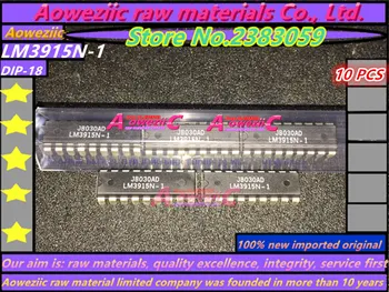 Aoweziic nové dovezené pôvodné LM3915N-1 LM3915 DIP-18 LED Bar Graph Zobrazenie Vodiča Čip