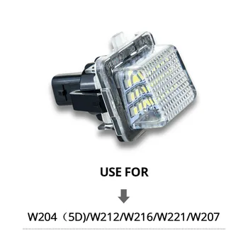 Avacom 2ks Canbus bez Chýb SMD LED Auto špz Svetlo Auto poznávacia Lampa Na Mercedes W204 W205 W216 W218 W212 4D/5D