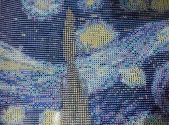 CNA DIY 5D Diamond Maľby Slávneho Oli Maľovanie Van Gogh Sky Mozaiky Full Round-Diamond Cross Stitch Vyšívanie, Scénické Výšivky