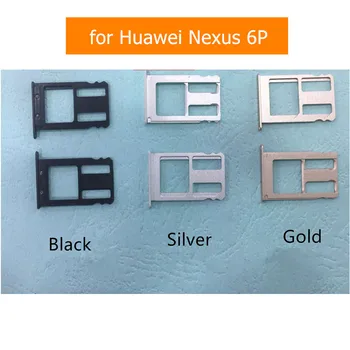 Držiak Karty SIM Slot Zásobník pre Google pre Huawei Nexus 6P SIM Nano SIM Karty Micro SD Kartu, Držiak Otvoru Adaptéra Opravy Dielov