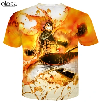 Fire Dragon Natsu Víla Chvost Japonské Anime T Shirt 3D Vytlačené Muži Ženy T Košele Mikina Teen Šaty, Topy B211