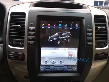 HD obrazovka, vertikálne Auto stereo rádio audio prehrávač pre-Lexus GX400 GX470 2004-2009 Tesla Android Auto multimediálne DVD, video prehrávač