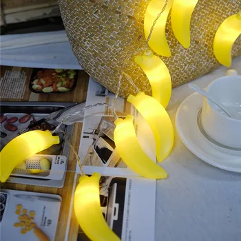 HUANJUNSHI 2M 20 LED Novinka Citrón A Banán Tvar String Svetlá Vianočné Osvetlenie Gule Svadobné Dekorácie Dovolenku Osvetlenie