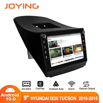 Joying 9 Android10 autorádia pre Hyundai IX35 Tucson obdobie 2010-GPS SPDIF DSP Carplay Subwoofer 5GWIFI Optický Výstup DAB DVR