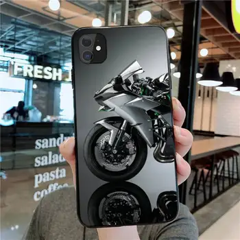 Kawasaki Ninja Zx R Šport, Motocykel Soft Telefón puzdro pre iphone 12 pro max 11pro XS MAX 8 7 6 6 Plus X 5S SE 2020 XR prípade