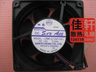 Kvalitné Sanyo 12 CM Chladiaci ventilátor 12V 0.24 A 109R1212M1021 *Zabezpečenie Kvality* Chladiaci Ventilátor