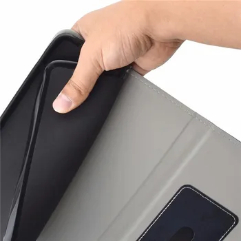Luxusné Pohode Flip PU Kožené puzdro pre Samsung Galaxy Tab 9,7 SM-T550 T550 SM-T555 Kryt pre Galaxy Tab 9,7