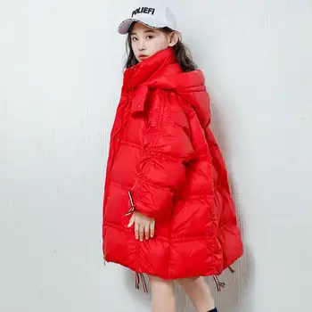 Módne značky kabát dieťa dievča oblečenie detí hrubšie teplé kapucňou vrchné oblečenie park pre dievča deti Zimné nadol bundy pre dievčatá Y24