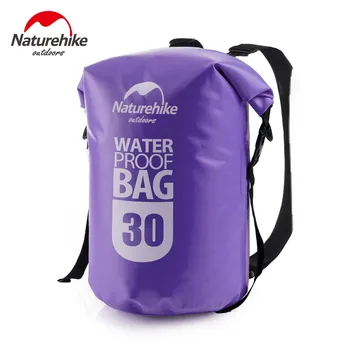 Naturehike 30L 500D Tichom batoh Brodenie Vodotesný Vak Drift Package Plávanie Taška Suché taška