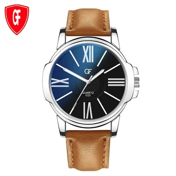 Novo Mužov Quartz Hodinky PU Kožený Opasok Elegantné Obchodné náramkové hodinky Darčeky m99