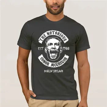 Nové 2019 Letné Štýl Bežné Nosenie sieťotlač T-Shirt Dospelých Nadrozmerná Conor Mcgregor mužov MMA Lete Súkromné vlastné T-shirts