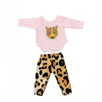 Nové Leopard zrna Bábiky Oblečenie narodené dieťa 43 cm Bábiky Oblečenie Bábiky, Príslušenstvo Pre 17inch baby Doll