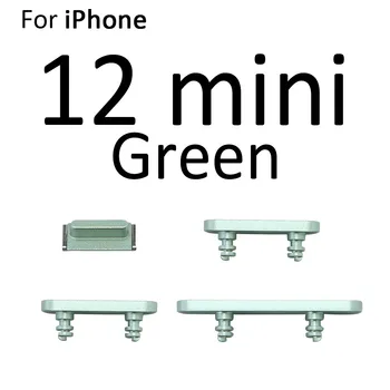 Pre iPhone 12 mini 12 Pro Max Objem Vibrovať Tlačidlo Prepínač Power Lock Tlačidlo na Strane kompletnú Sadu Bývanie Náhradné Diely