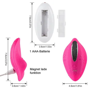 Prenosné Klitorálny Vibračné Vajíčko Sex-hračky Stimulátor Neviditeľné Pokojnej Pánty Vibrátor Bezdrôtové Diaľkové Ovládanie pre Ženy, Sex Shop
