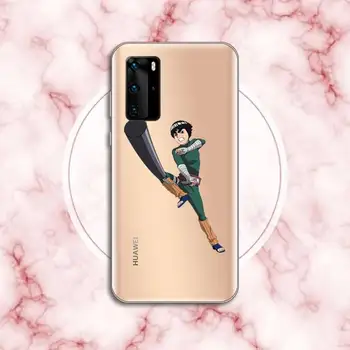 Rock Bruce Lee naruto anime Telefón Prípade Transparentné pre Huawei P česť 8 10i 20 30 40 smart 2019