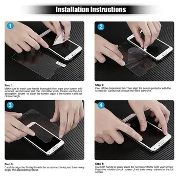 Samsung Galaxy J4 2018 Set 3 kusov tvrdeného skla screen protector, anti-scratch ultra tenké jednoduchá inštalácia