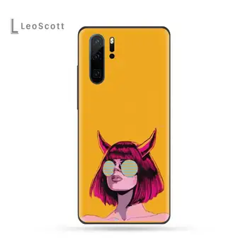Sexy dievča zlo pohode karikatúra Telefón puzdro Na Huawei P9 P10 P20 P30 Pro Lite smart Mate 10 Lite 20 Y5 Y6 Y7 2018 2019