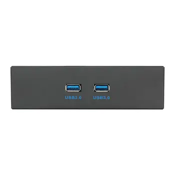 Skvelé-Otázka Nový 2 Porty USB 3.0 Hub, 20 Pin Rozšírenie Predný Pohon Panel na Stenu Pre Desktop Veľkoobchod