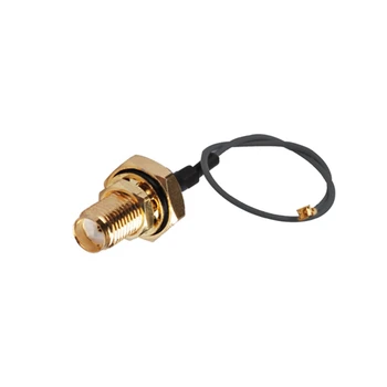 Superbat IPX / U. FL, aby SMA Konektor Predelom s O-krúžkom Rovno Pigtail Kábel 1.13 mm 30 cm Koaxiálny Kábel, Adaptér