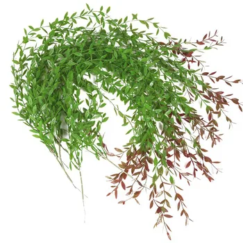 Umelé Vína Falošné Zelene Listy Visiace Rastliny Pre Svadobné Party Záhrada Domáce Dekorácie Na Stenu