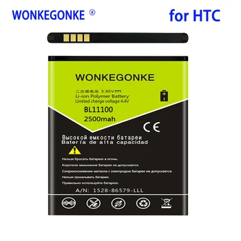 WONKEGONKE 2500mahBL11100 (BA S800) pre HTC Desire U V VC X T328D T328e T328T T328W T327D T327T T327W T329D T329T T329 Batérie
