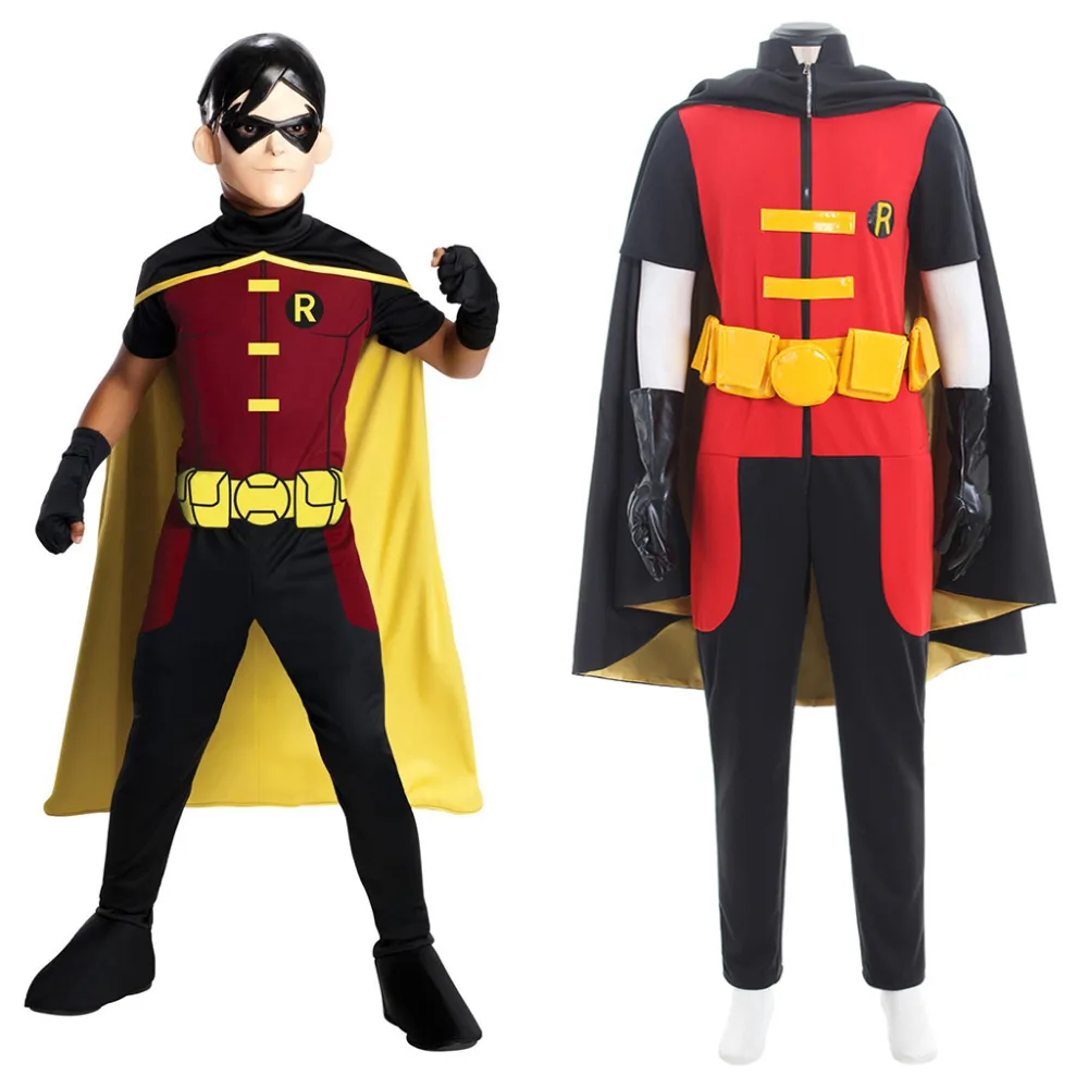 Mladí Robin Kostým Robin Cosplay Kostým Pre Dospelých Halloween Kostým