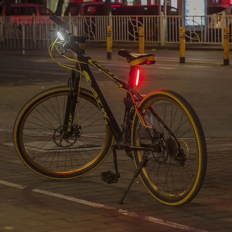 Ultra Jasné Svetlo na Bicykel USB Nabíjateľné Bicykel zadné Svetlo Vysokej Intenzity Zadné LED Noc Vonku na Bicykli Bezpečnosti Baterka