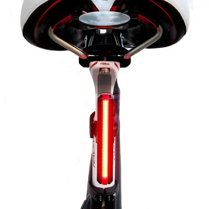 Ultra Jasné Svetlo na Bicykel USB Nabíjateľné Bicykel zadné Svetlo Vysokej Intenzity Zadné LED Noc Vonku na Bicykli Bezpečnosti Baterka