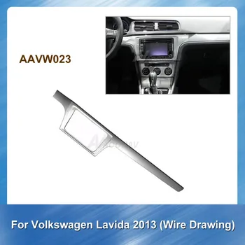 2 Din autorádia Fascia DVD Prehrávač CD Výbava pre Volkswagen Lavida Drôtu, Kreslenie 2013 Car Stereo Panel Palubnej dosky Auta Audio Rám